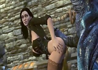 Yennefer from the Witcher is prepared to fuck even the monsters